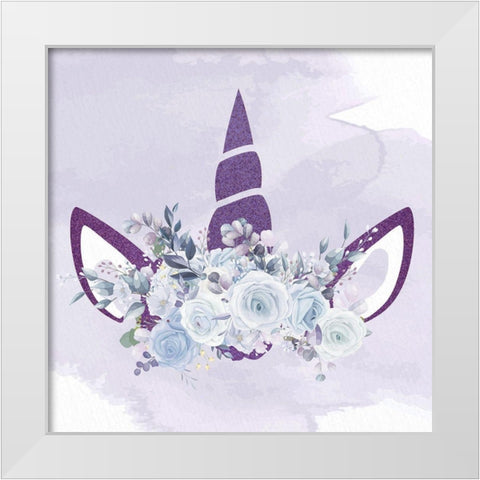 Magical Unicorn 2 White Modern Wood Framed Art Print by Allen, Kimberly