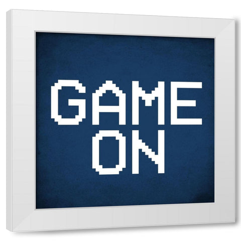 Eat Game 3 White Modern Wood Framed Art Print by Allen, Kimberly