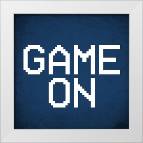 Eat Game 3 White Modern Wood Framed Art Print by Allen, Kimberly