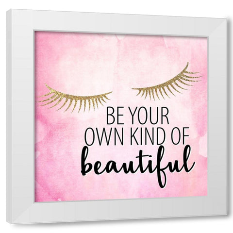 Hello Happy 3 White Modern Wood Framed Art Print by Allen, Kimberly