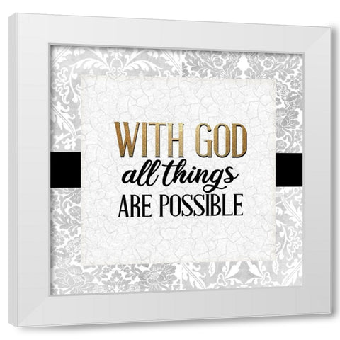 I Am 3 White Modern Wood Framed Art Print by Allen, Kimberly