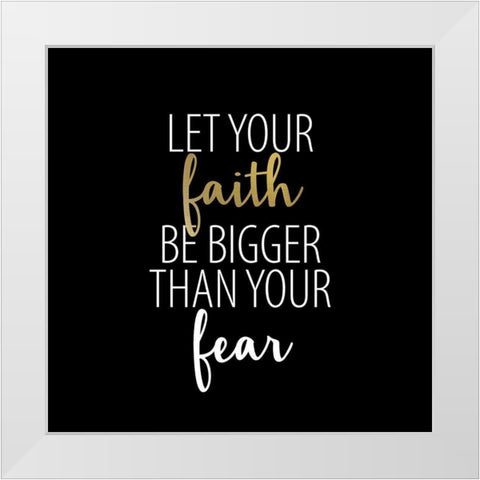 Faith Leopard 2 White Modern Wood Framed Art Print by Allen, Kimberly