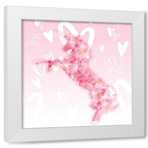 Let Go 2 White Modern Wood Framed Art Print by Allen, Kimberly