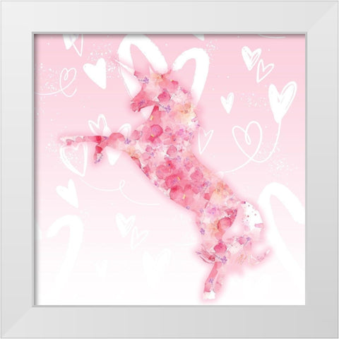 Let Go 2 White Modern Wood Framed Art Print by Allen, Kimberly