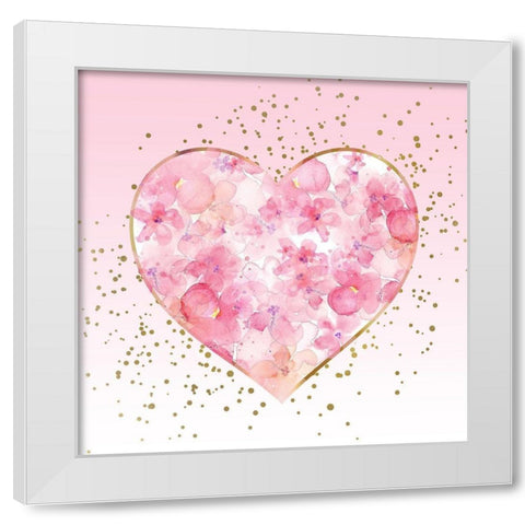 Let Go 3 White Modern Wood Framed Art Print by Allen, Kimberly