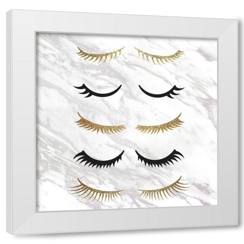 Art Makeup 2 White Modern Wood Framed Art Print by Allen, Kimberly