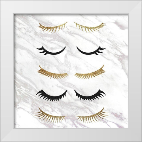 Art Makeup 2 White Modern Wood Framed Art Print by Allen, Kimberly