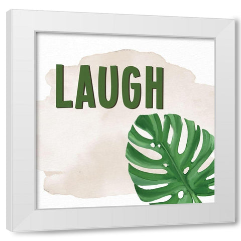 Smile Laugh Play 2 White Modern Wood Framed Art Print by Allen, Kimberly