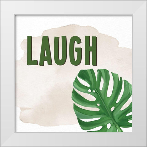 Smile Laugh Play 2 White Modern Wood Framed Art Print by Allen, Kimberly