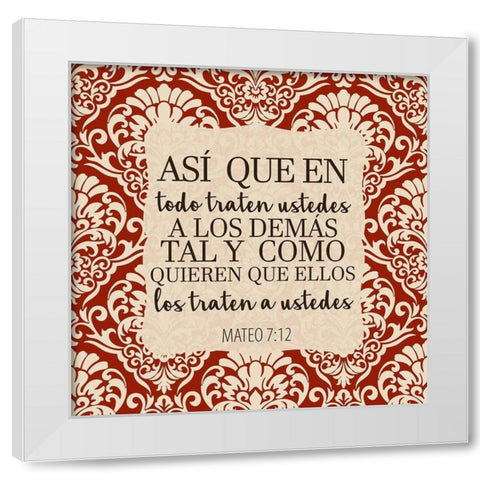 Hacer 2 White Modern Wood Framed Art Print by Allen, Kimberly