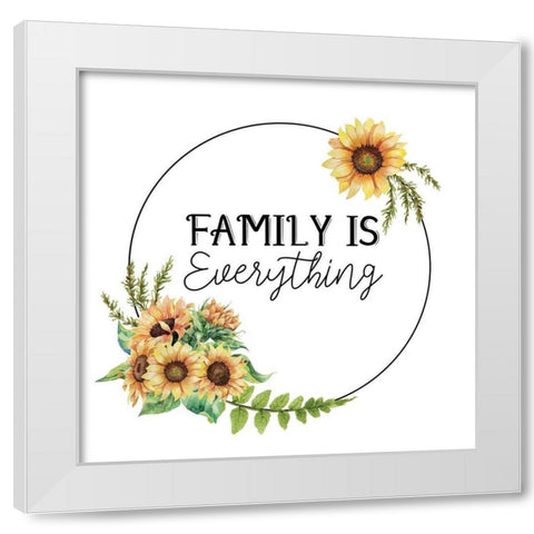 Sunflower Plaid 3 White Modern Wood Framed Art Print by Allen, Kimberly