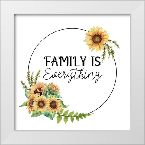 Sunflower Plaid 3 White Modern Wood Framed Art Print by Allen, Kimberly