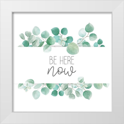 Eucalyptus Mood 2 White Modern Wood Framed Art Print by Allen, Kimberly