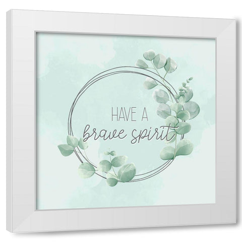 Eucalyptus Mood 6 White Modern Wood Framed Art Print by Allen, Kimberly