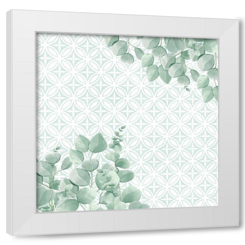 Eucalyptus Mood 7 White Modern Wood Framed Art Print by Allen, Kimberly