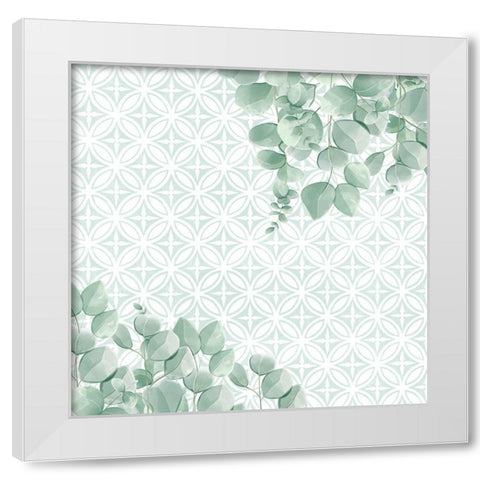 Eucalyptus Mood 8 White Modern Wood Framed Art Print by Allen, Kimberly
