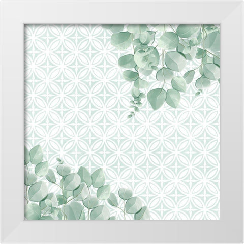 Eucalyptus Mood 8 White Modern Wood Framed Art Print by Allen, Kimberly