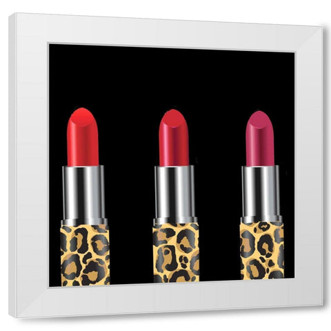 Girl Boss Leopard 1 White Modern Wood Framed Art Print by Allen, Kimberly