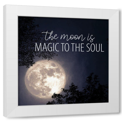 Magic Soul White Modern Wood Framed Art Print by Allen, Kimberly