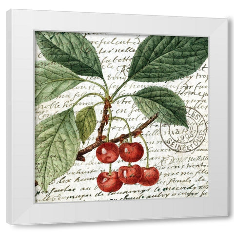Fruit Picking 1 White Modern Wood Framed Art Print by Allen, Kimberly