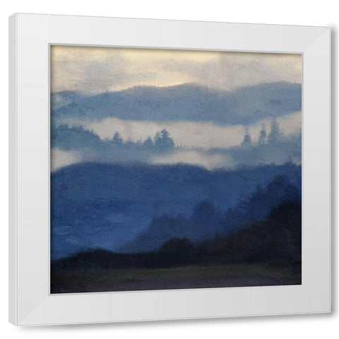 Mountain Range 2 White Modern Wood Framed Art Print by Allen, Kimberly