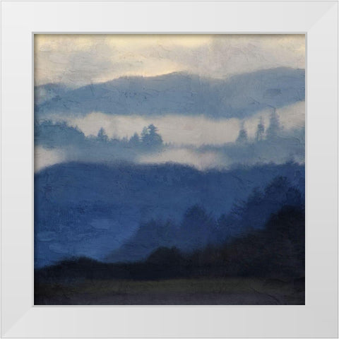 Mountain Range 2 White Modern Wood Framed Art Print by Allen, Kimberly