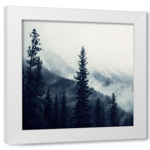 Navy Forest 1 White Modern Wood Framed Art Print by Allen, Kimberly