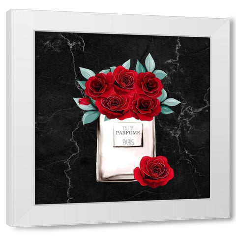 Red Rose Heels 2 White Modern Wood Framed Art Print by Allen, Kimberly