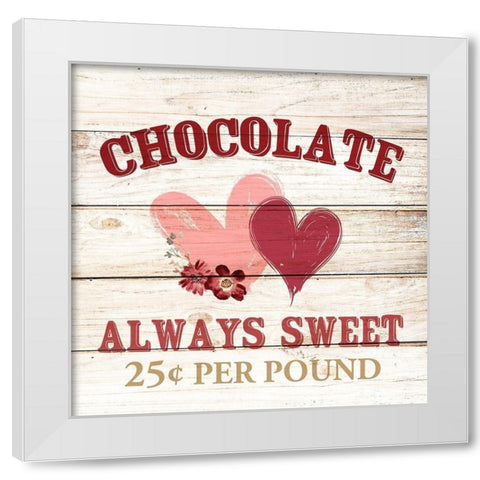 Always Sweet White Modern Wood Framed Art Print by Allen, Kimberly