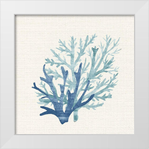 Coral Shades 2 White Modern Wood Framed Art Print by Allen, Kimberly