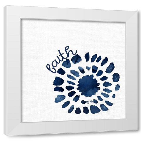 Faith Spot White Modern Wood Framed Art Print by Allen, Kimberly