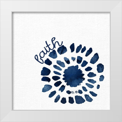 Faith Spot White Modern Wood Framed Art Print by Allen, Kimberly