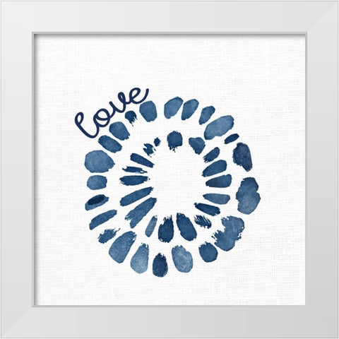 Love Spot White Modern Wood Framed Art Print by Allen, Kimberly