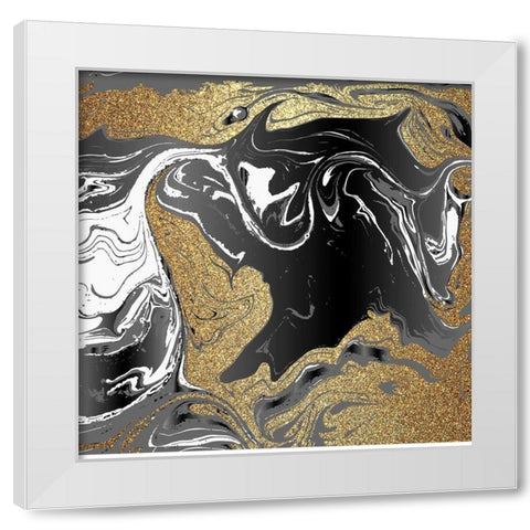 Agate Beauty 3 White Modern Wood Framed Art Print by Allen, Kimberly