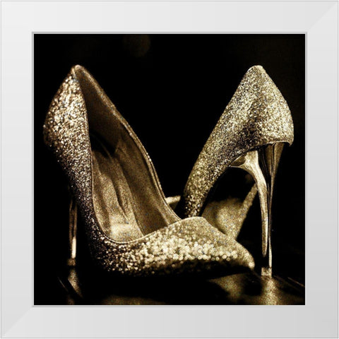 All Glam 2 White Modern Wood Framed Art Print by Allen, Kimberly