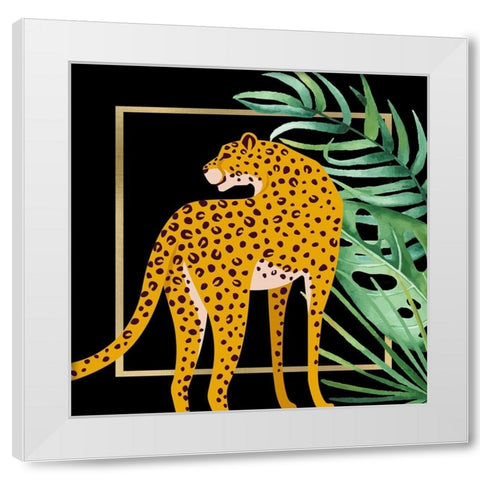 Be Wild Leopard 2 White Modern Wood Framed Art Print by Allen, Kimberly