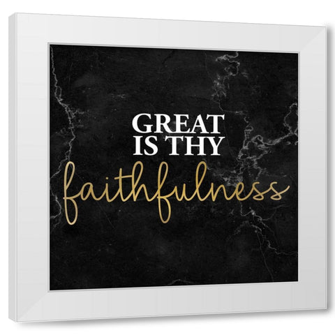 Faithfulness 2 White Modern Wood Framed Art Print by Allen, Kimberly