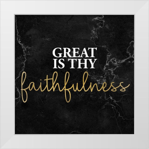 Faithfulness 2 White Modern Wood Framed Art Print by Allen, Kimberly