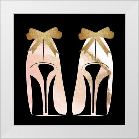 Her Plans 2 White Modern Wood Framed Art Print by Allen, Kimberly
