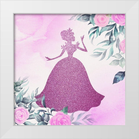 You Are Beautiful 1 White Modern Wood Framed Art Print by Allen, Kimberly