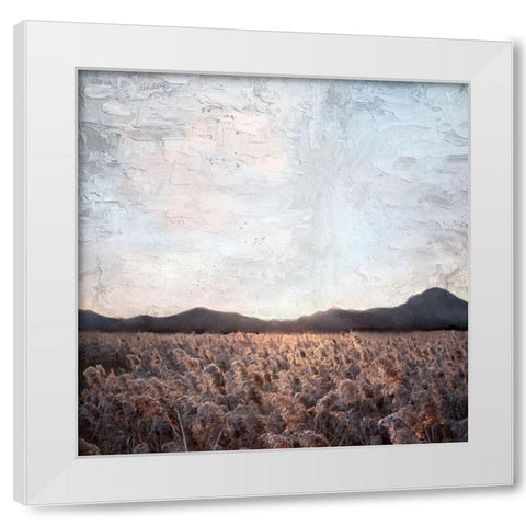 In the Fields White Modern Wood Framed Art Print by Allen, Kimberly