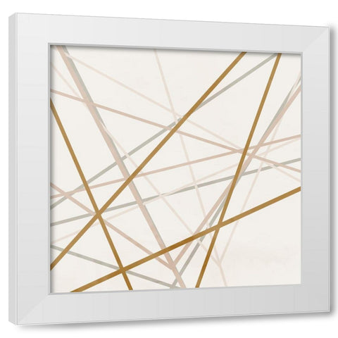 Crossover 1 White Modern Wood Framed Art Print by Allen, Kimberly