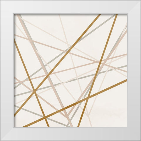 Crossover 1 White Modern Wood Framed Art Print by Allen, Kimberly