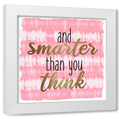 Braver Tie Dye 3 White Modern Wood Framed Art Print by Allen, Kimberly