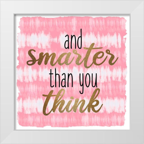 Braver Tie Dye 3 White Modern Wood Framed Art Print by Allen, Kimberly