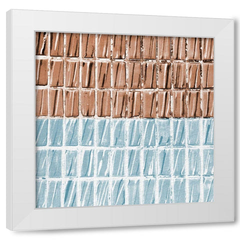 Tiled v2 White Modern Wood Framed Art Print by Allen, Kimberly