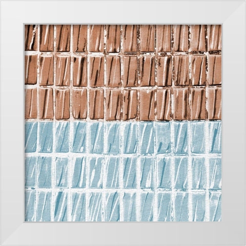 Tiled v2 White Modern Wood Framed Art Print by Allen, Kimberly