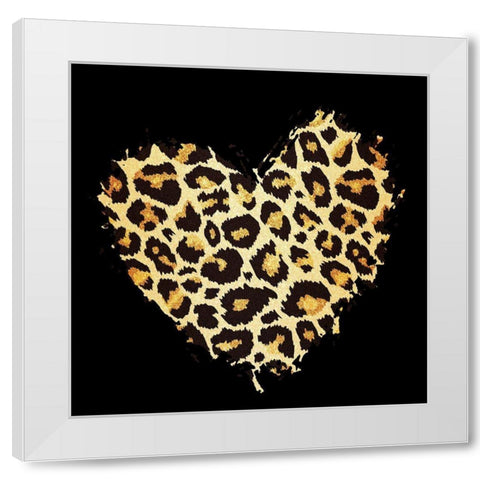 Agate Leopard 3 White Modern Wood Framed Art Print by Allen, Kimberly