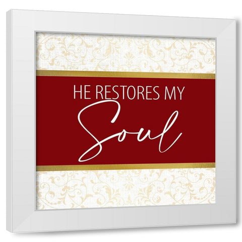 At the Cross 3 White Modern Wood Framed Art Print by Allen, Kimberly