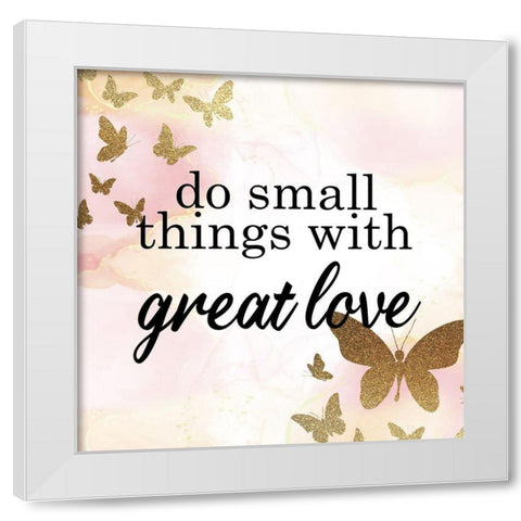 Small Things 2 White Modern Wood Framed Art Print by Allen, Kimberly